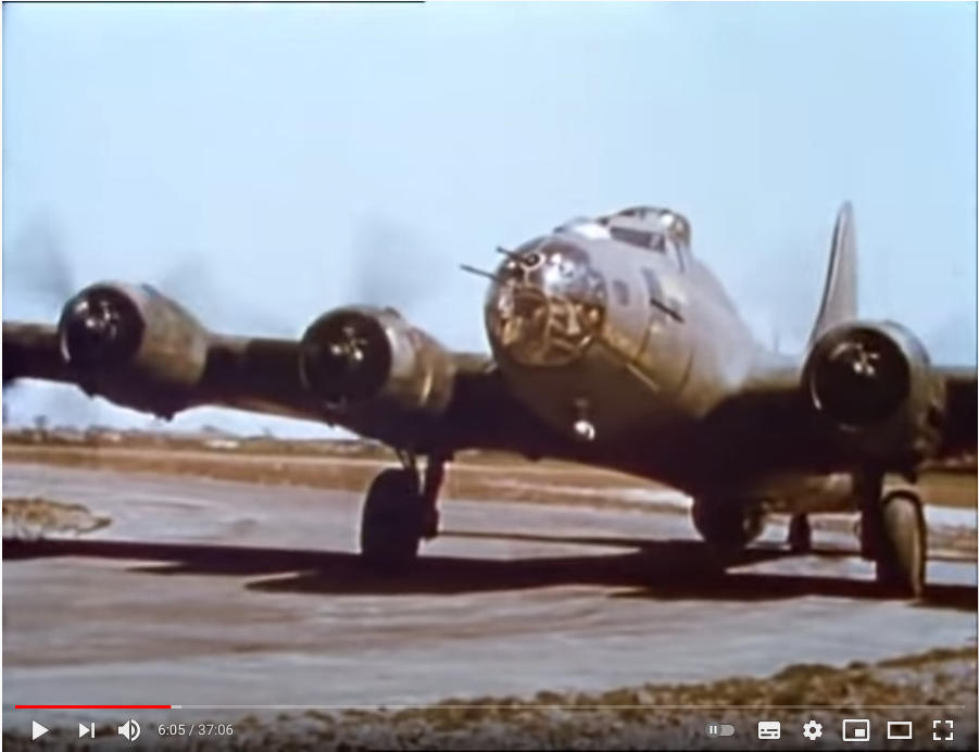 Documental a color de bombarderos de la Segunda Guerra Mundial