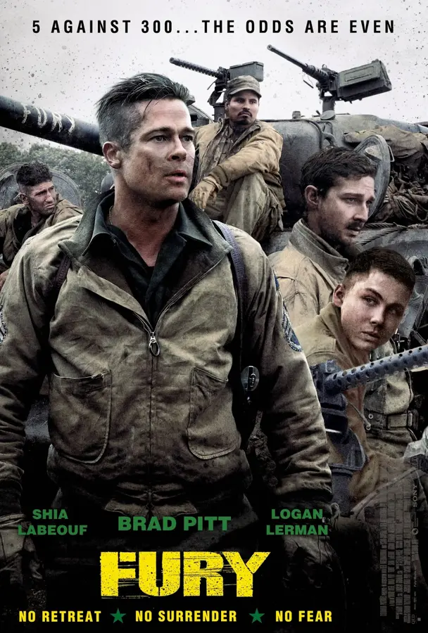 Fury – Corazones de acero, de Brad Pitt